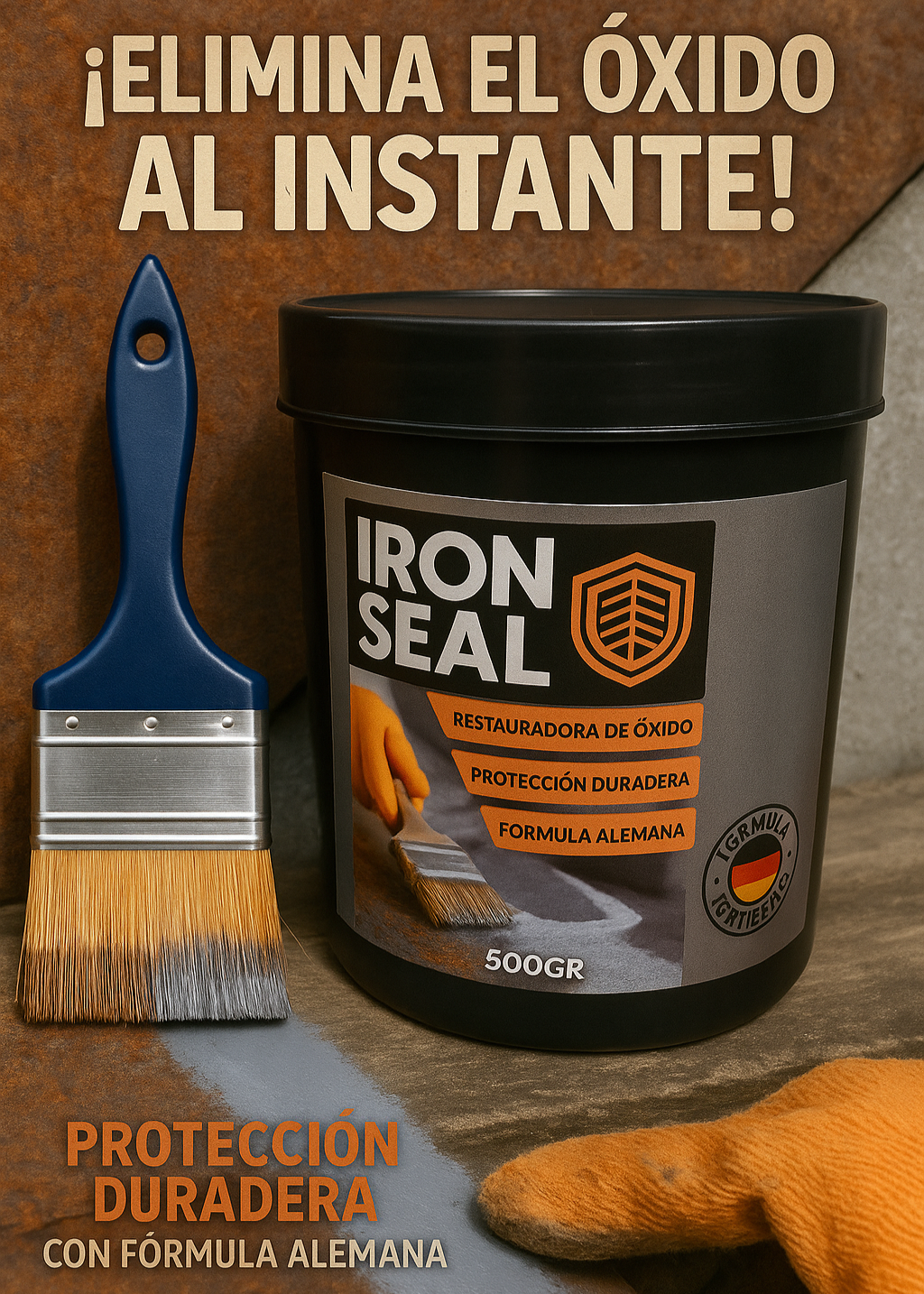 IRON SEAL - La Solución Rápida y Eficaz para tus Superficies."